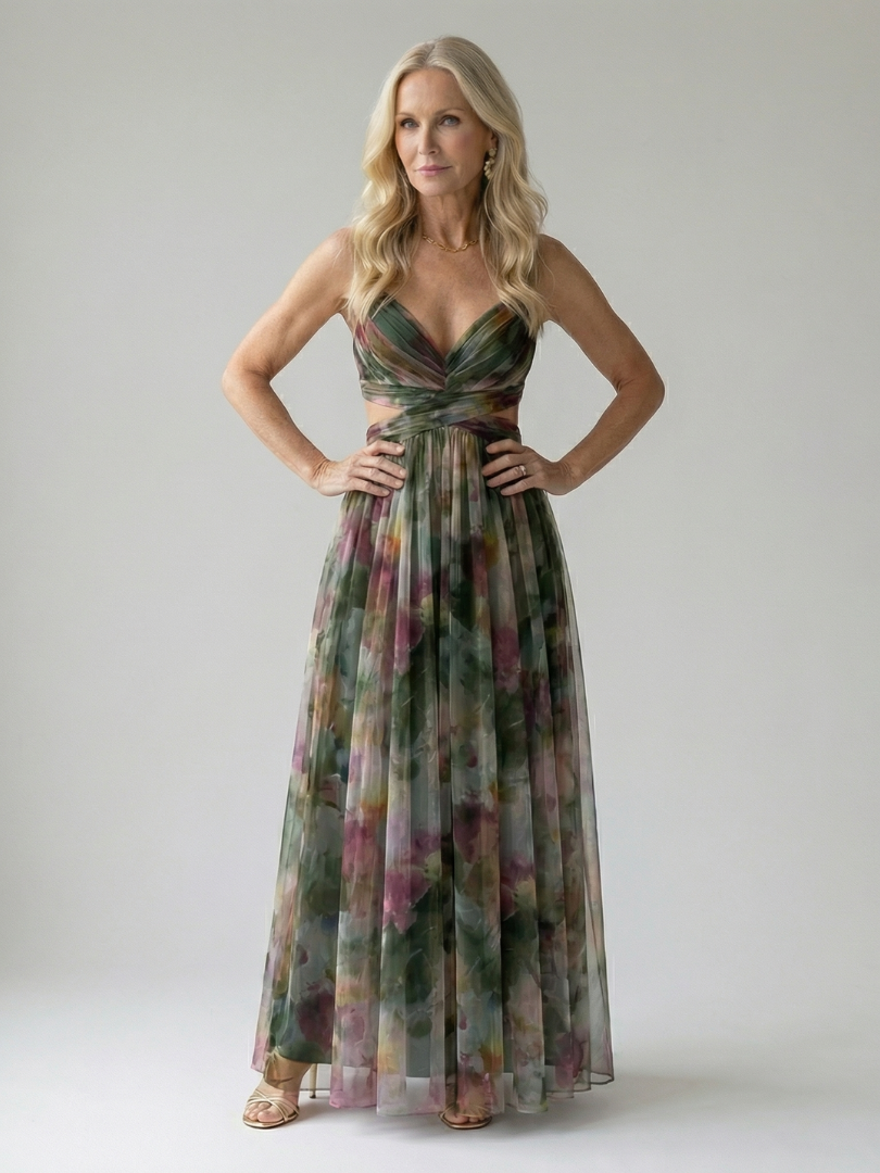 Delphine | Soft Wrap Maxi Dress