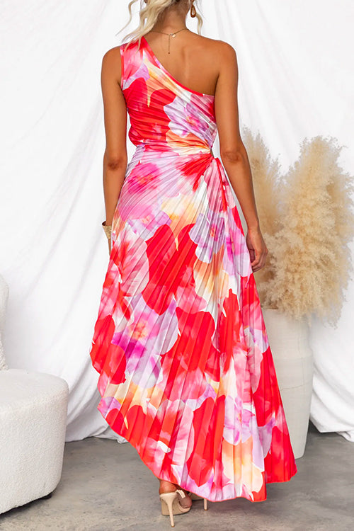 Juliette | Pleated One-Shoulder Dress