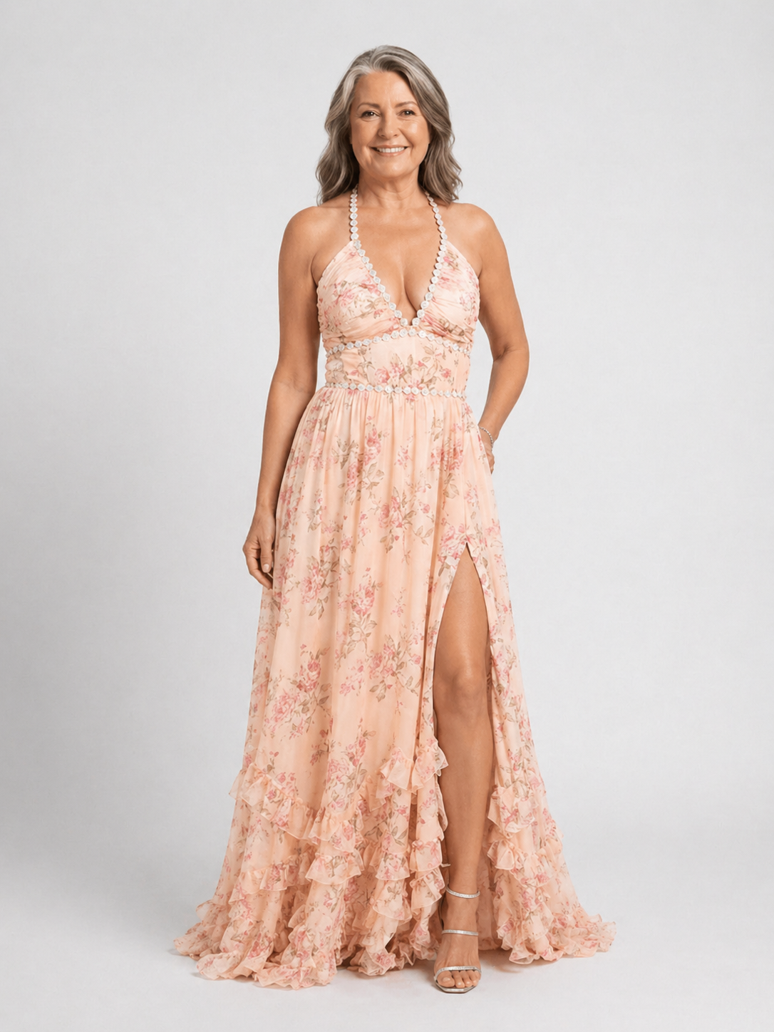 Dahlia | Elegant Minimalist Maxi Dress