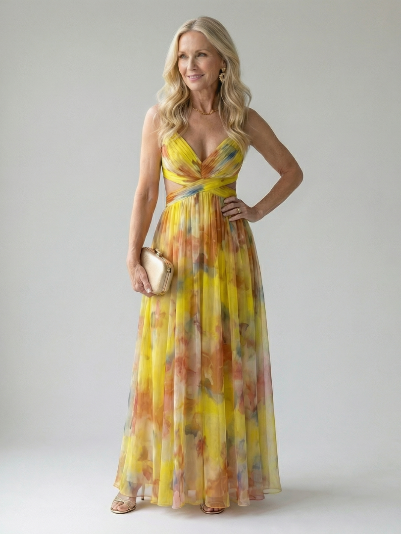 Delphine | Soft Wrap Maxi Dress
