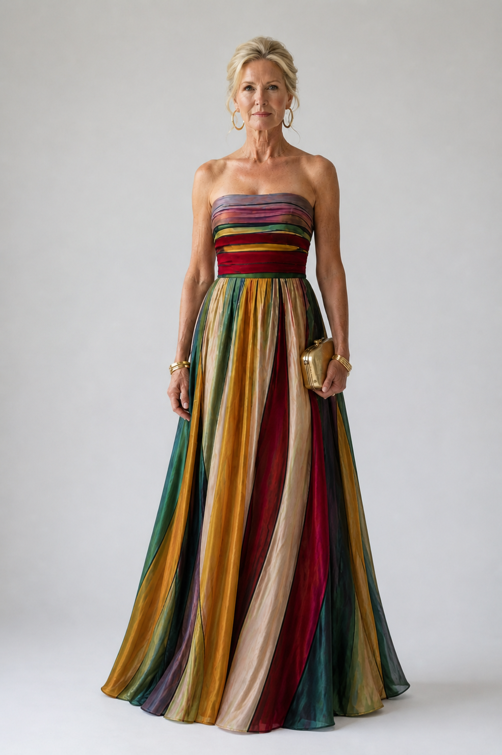 Amara | Effortless Strapless A-Line Dress