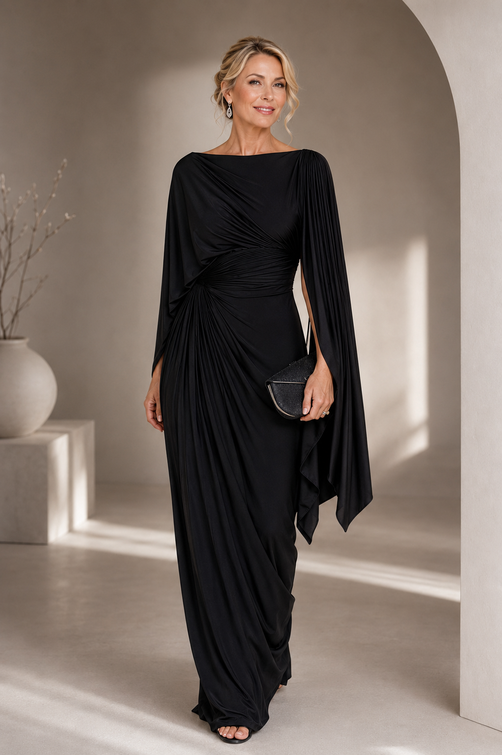 Meryl | Elegant Flowing Maxi Dress