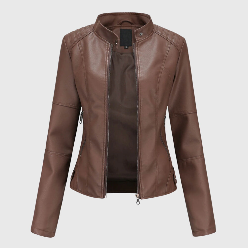 Giorgina™ - Stylish Leather Jacket for Women